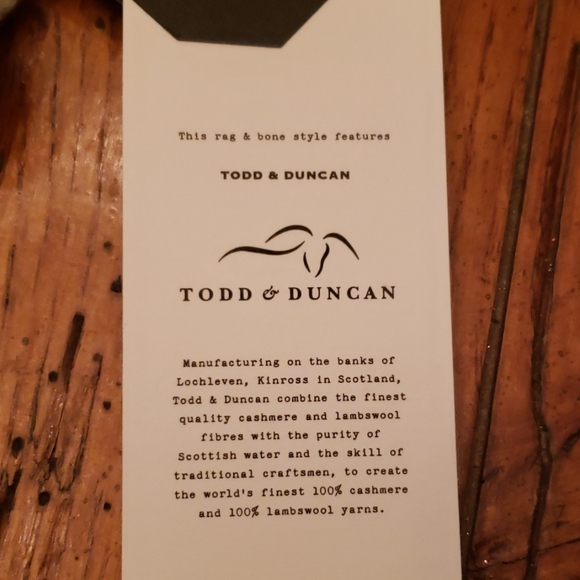 NWT - Rag & Bone 100% Lambswool - Picture 5 of 6